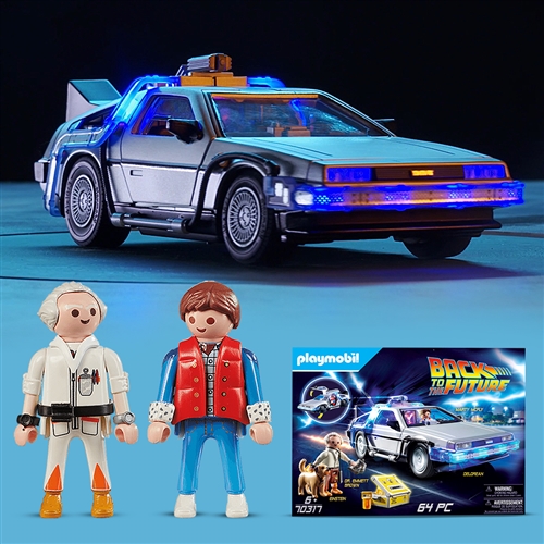 playmobil 70317 back to the future delorean